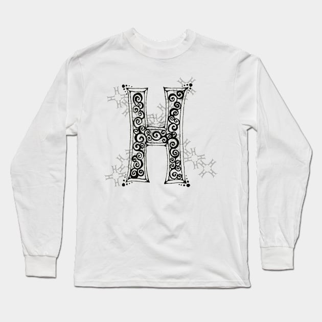 Color Me H Long Sleeve T-Shirt by JoonMoon